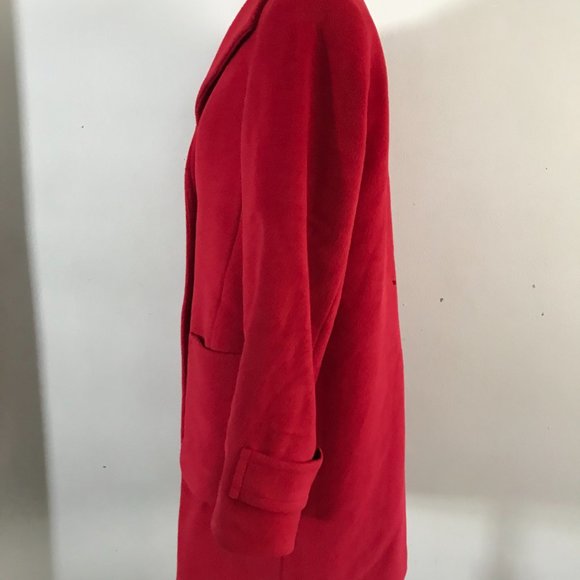 Schneiders Salzburg Sz 8 Wool Angora Blend Coat Single Breasted - Picture 3 of 10